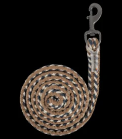 Anbindestrick Plus Karabiner, dunkle Beschläge