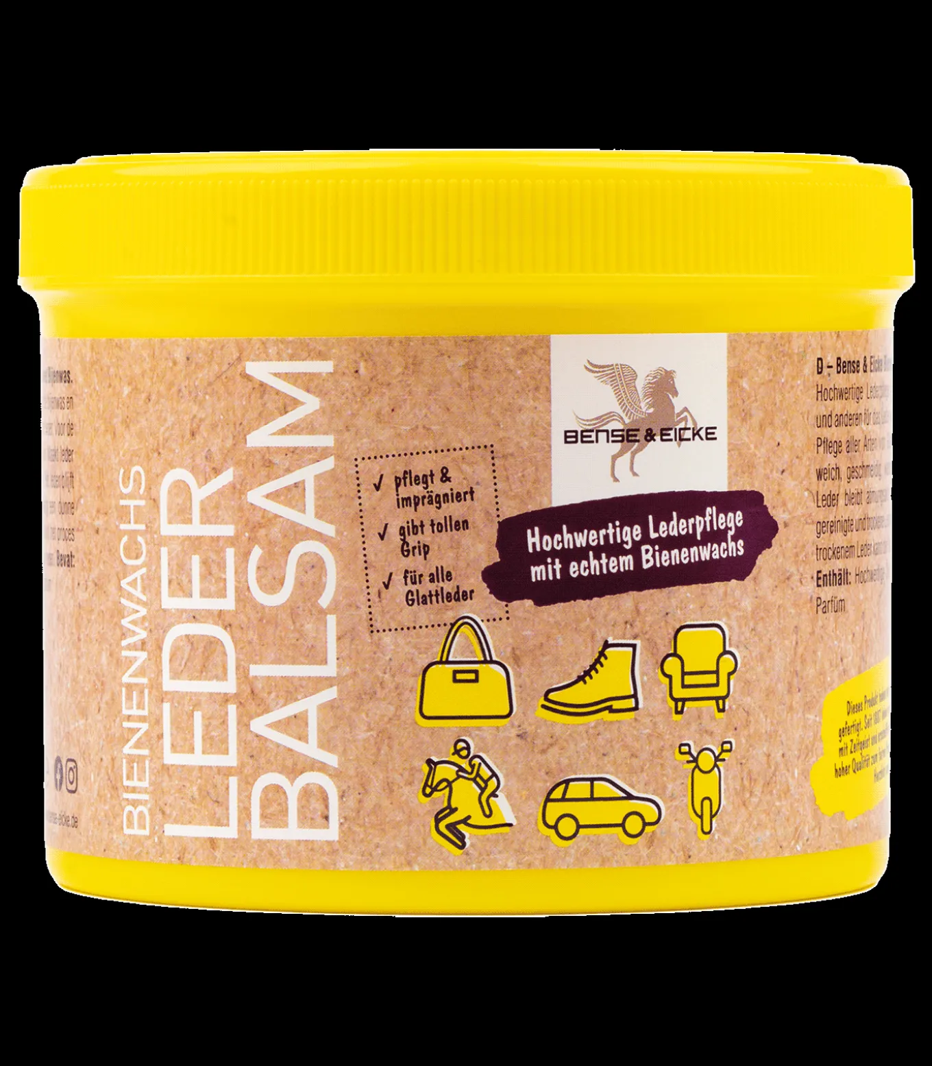 Bense & Eicke Bienenwachs-Leder-Balsam, 500 ml