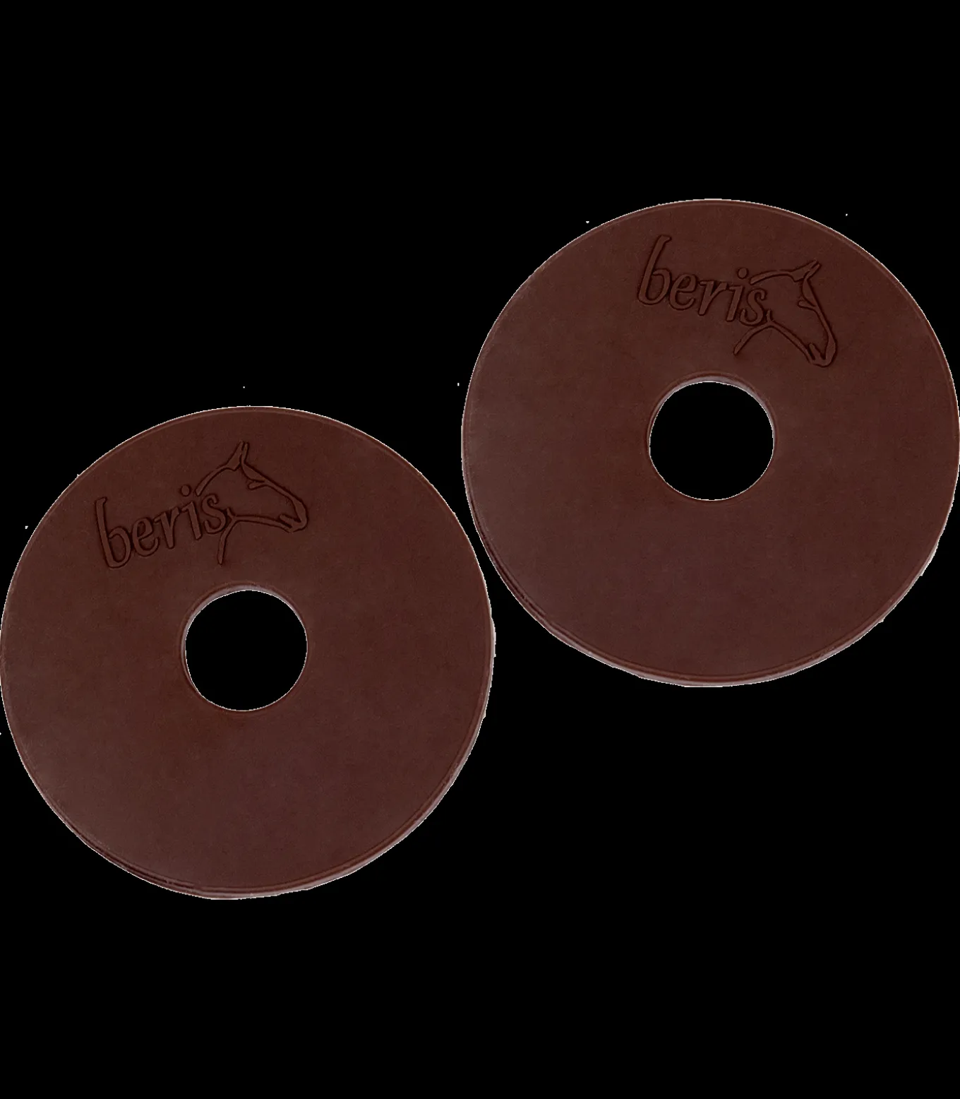 beris Gel-Gebissscheiben, braun, Paar