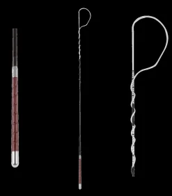 Bogenpeitsche mit Ledergriff