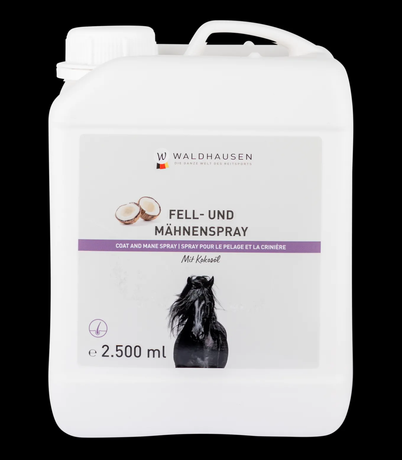Fell- und Mähnenspray mit Kokosöl, 2500 ml
