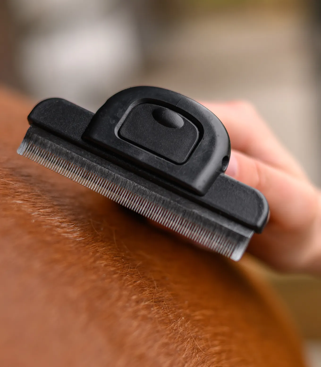 Fellwechselkamm mit Gelgriff, L