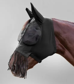 Fliegenmaske Puck mit Nasenfransen