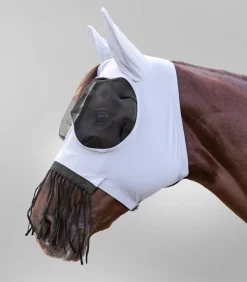 Fliegenmaske Puck mit Nasenfransen