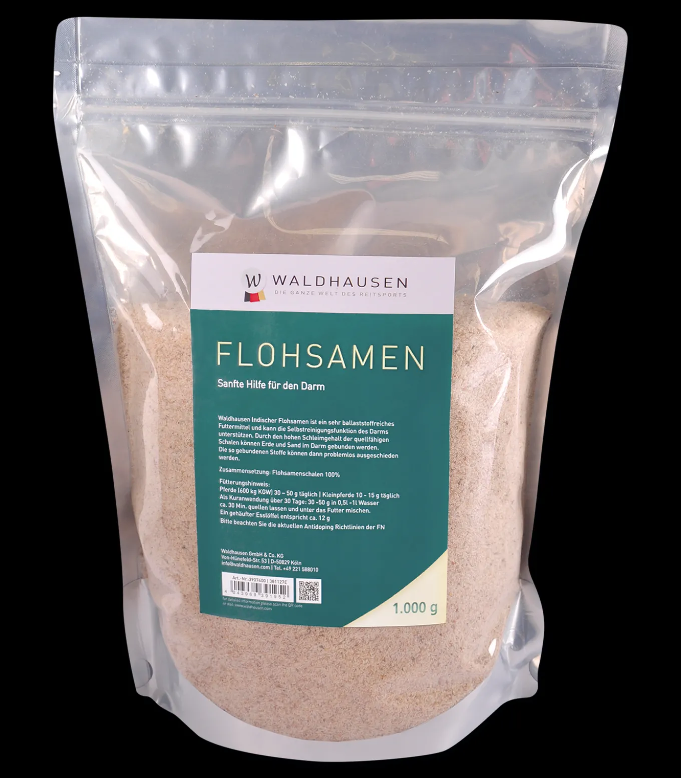 Flohsamen - Sanfte Hilfe für den Darm, 1kg