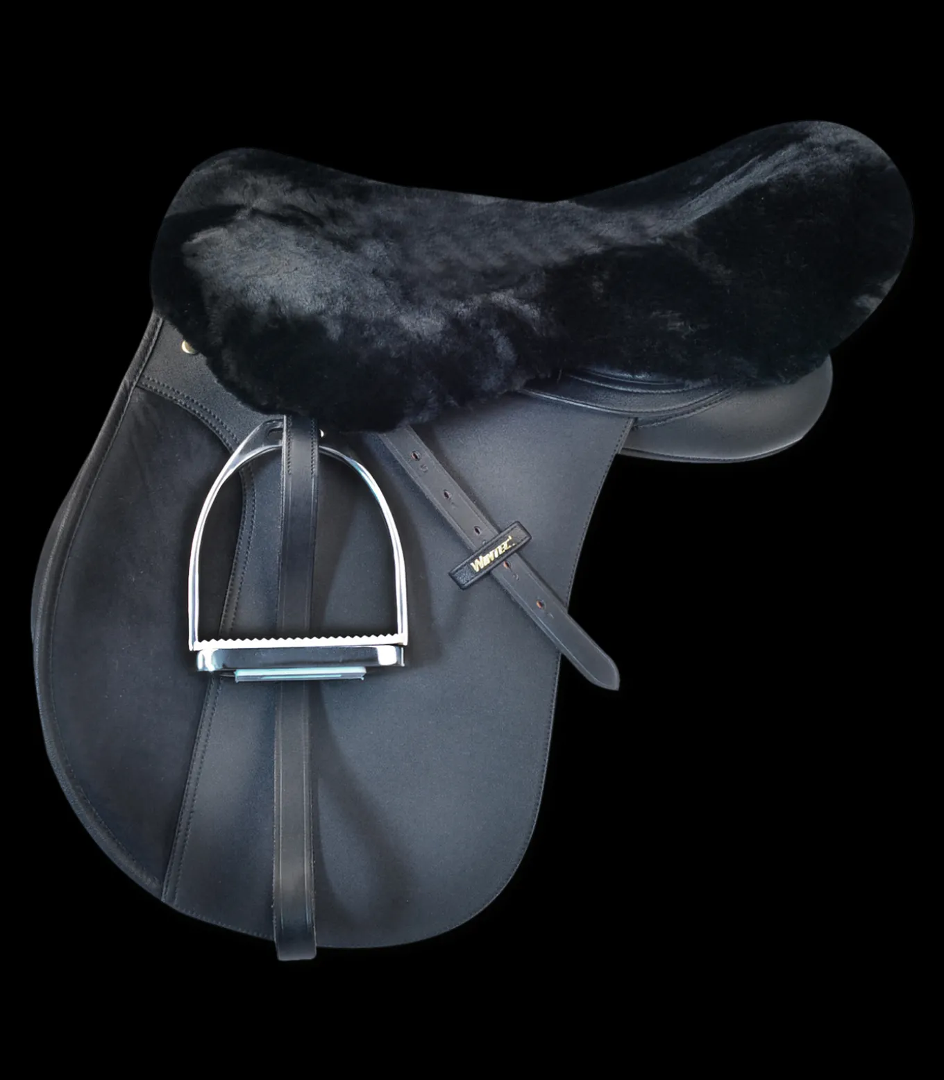 Lammfell Sattelsitzbezug