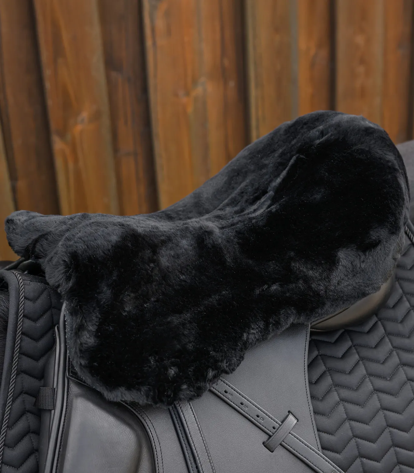 Lammfell Sattelsitzbezug