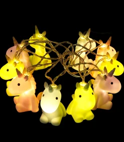 LED Lichterkette Einhörner
