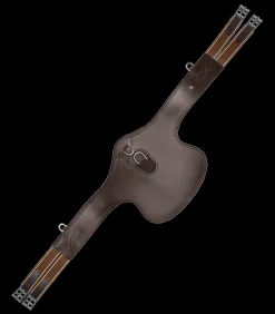 Ledersattelgurt - mit Bauchlatz