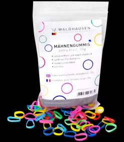 Mähnengummis extra breit, multicolor