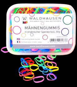 Mähnengummis in Spenderbox, extra breit, multicolor