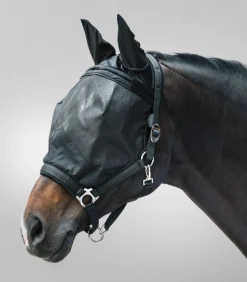 PREMIUM Fliegenmaske mit Halfter