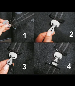 Safe-Gum, 6er Set für T-Verschlüsse