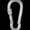 Sicherheits-Karabiner mit Schraubverschluss 9cm