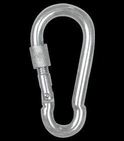 Sicherheits-Karabiner mit Schraubverschluss 9cm