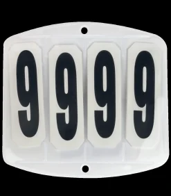 Startnummern für die Schabracke, eckig, mit Klettverschluß