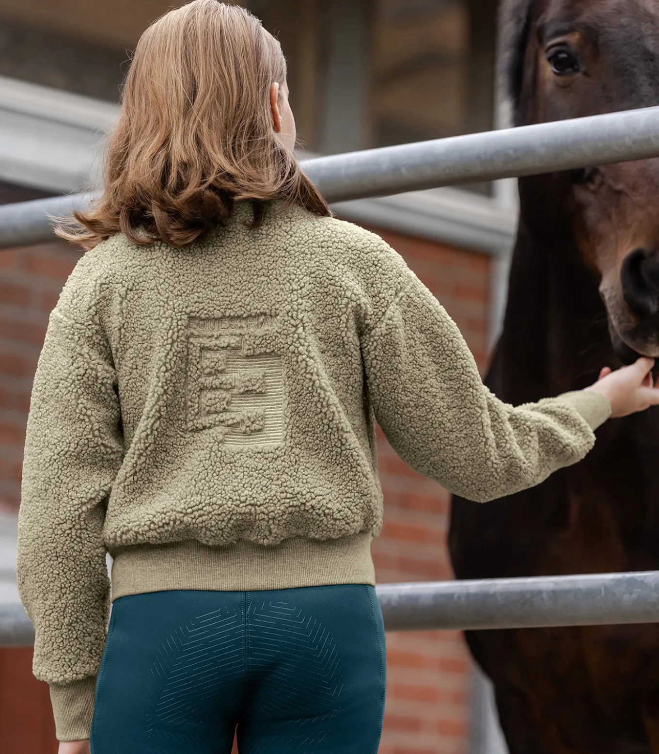 Teddy Fleece Jacke Alba, Teens