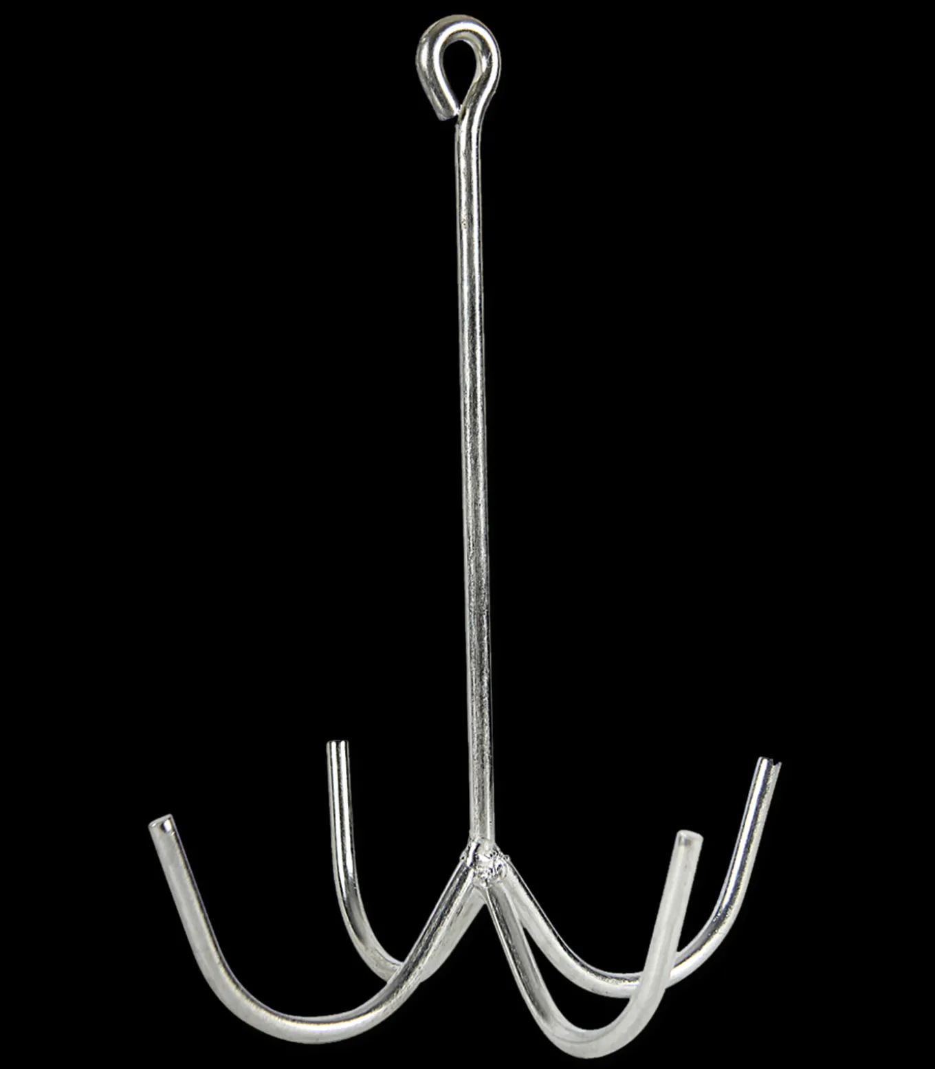 Zaumzeughaken, 4-armig, Metall